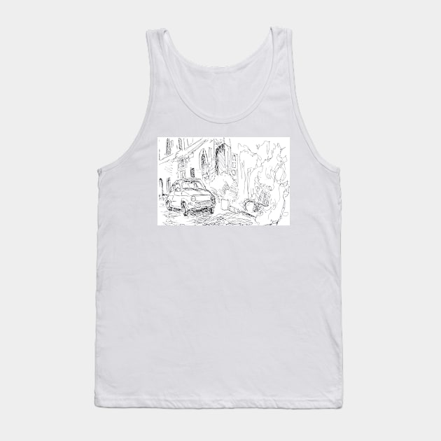 Italian vintage car Tank Top by NYWA-ART-PROJECT